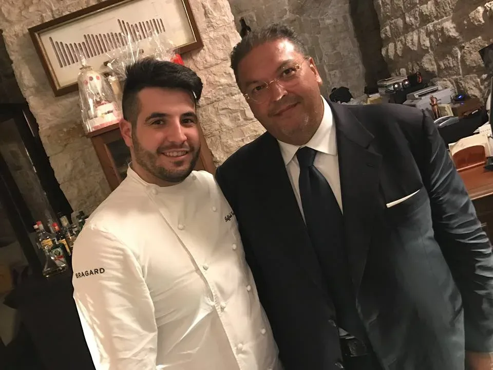 Lampare al Fortino, lo chef Raffaele Vitale e il patron Antonio del Curatolo