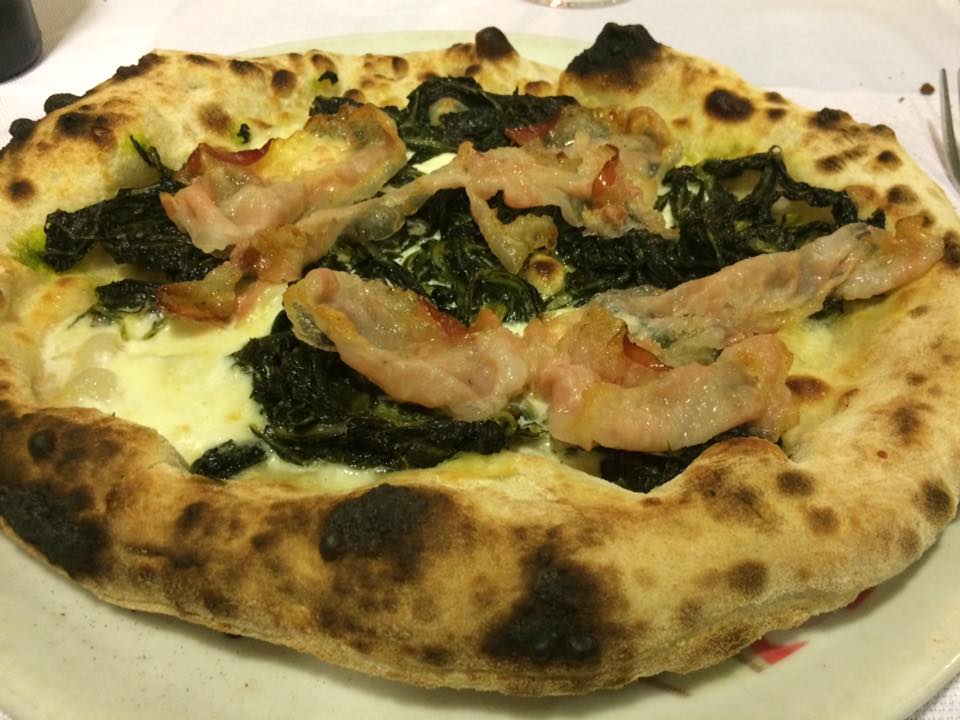 Piccolo Buco, cicoria, bufala e guanciale