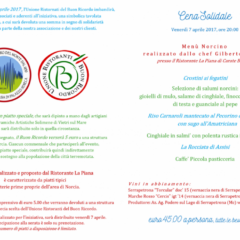 Cena solidale, chef Gilberto Farina