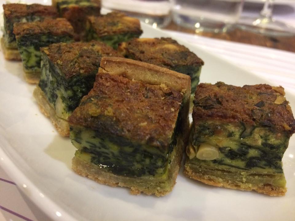 Trimani Wine Bar, quiche alle verdure