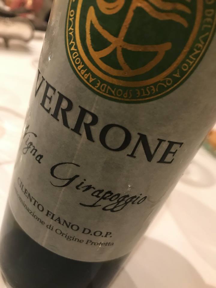 Vigna Giropoggio Cilento dop 2013, Verrone