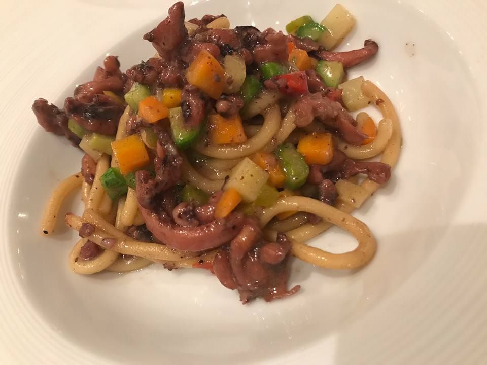 Taverna del Capitano, spaghetti con polpo