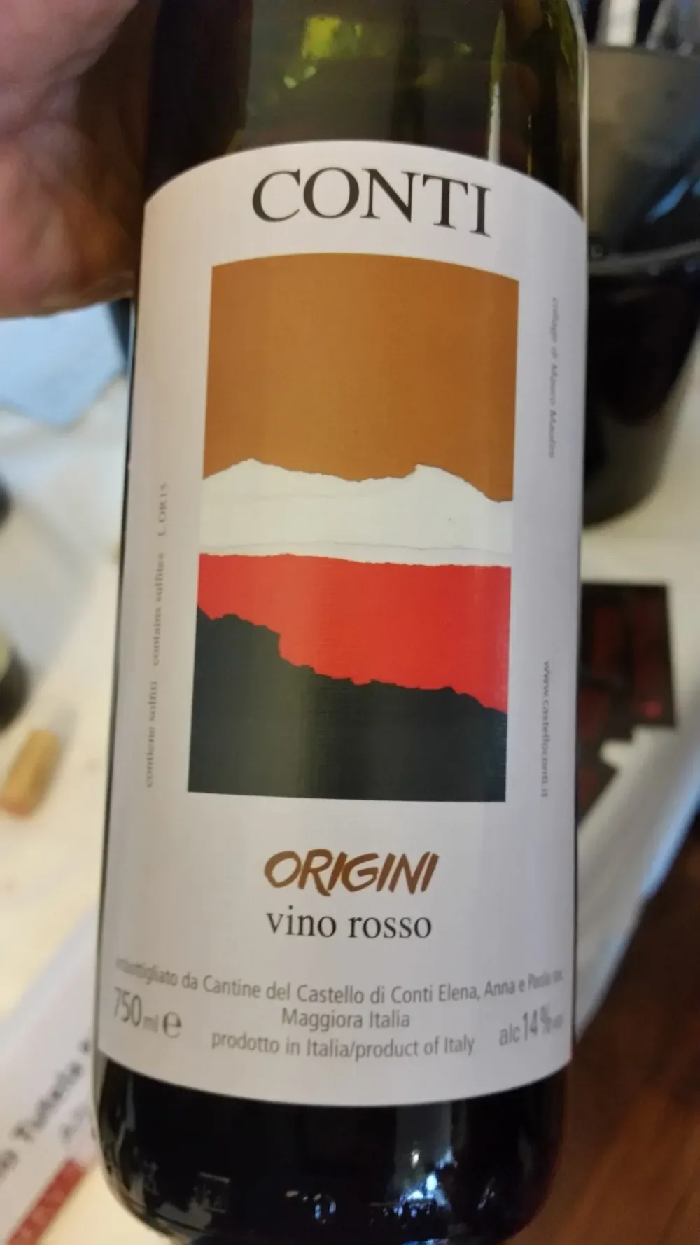 Origini 2015 di Cantine del Castello Conti