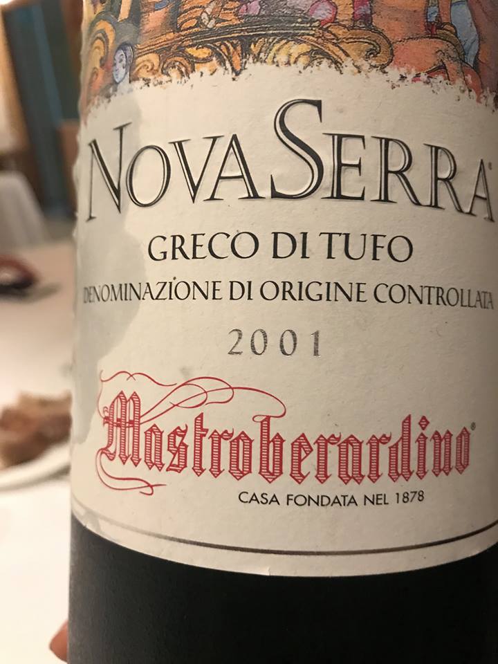 Nova Serra Greco di Tufo 2001 Mastroberardino