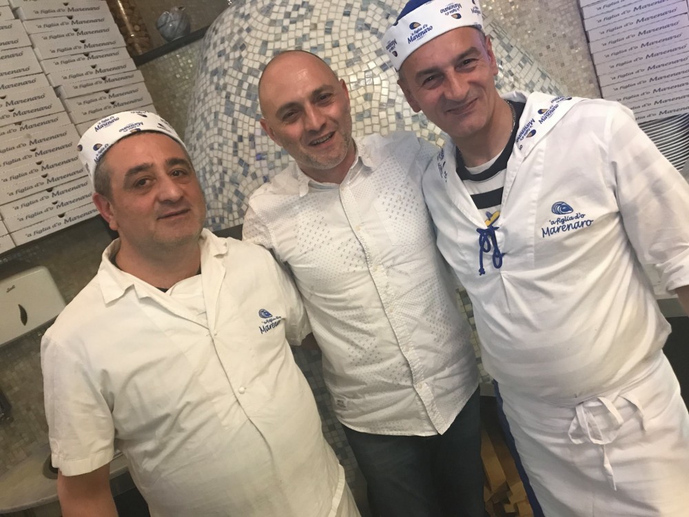 ' A figlia do Marinaro, i pizzaioli con Attilio Albachiara