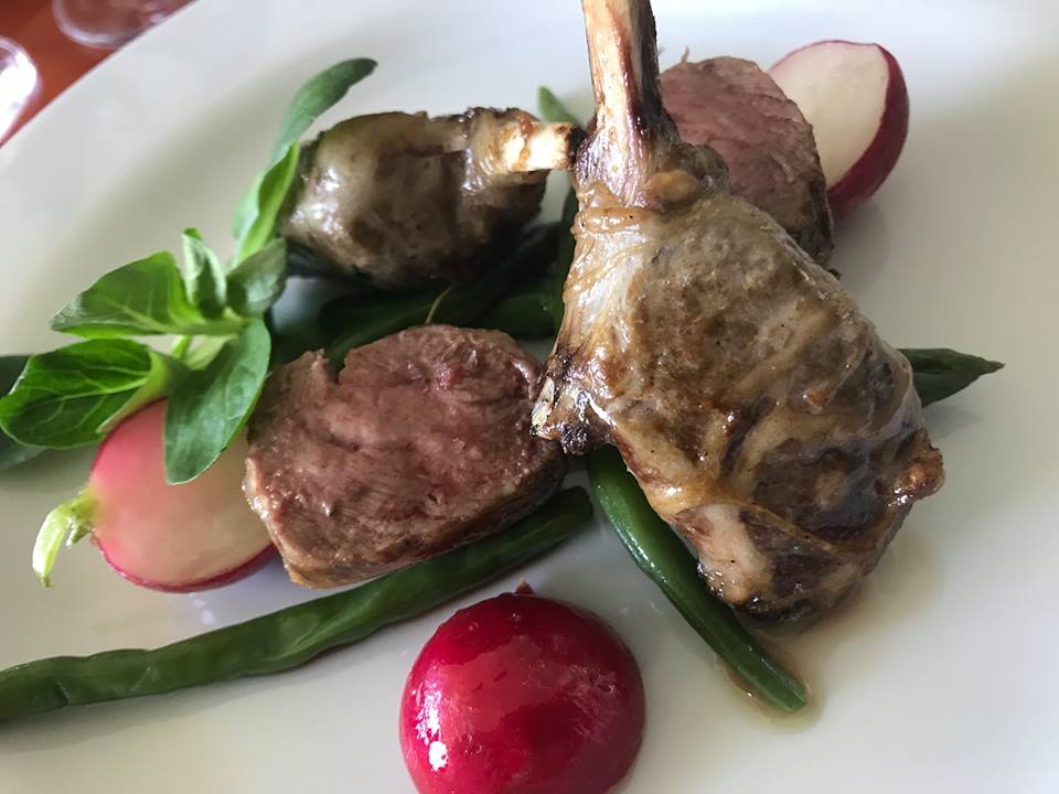 Antonello Colonna resort, l'abbacchio