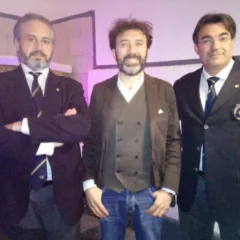 Da sx Vittorio Guerrazzi, Vincenzo Mercuirio e Nevio Toti