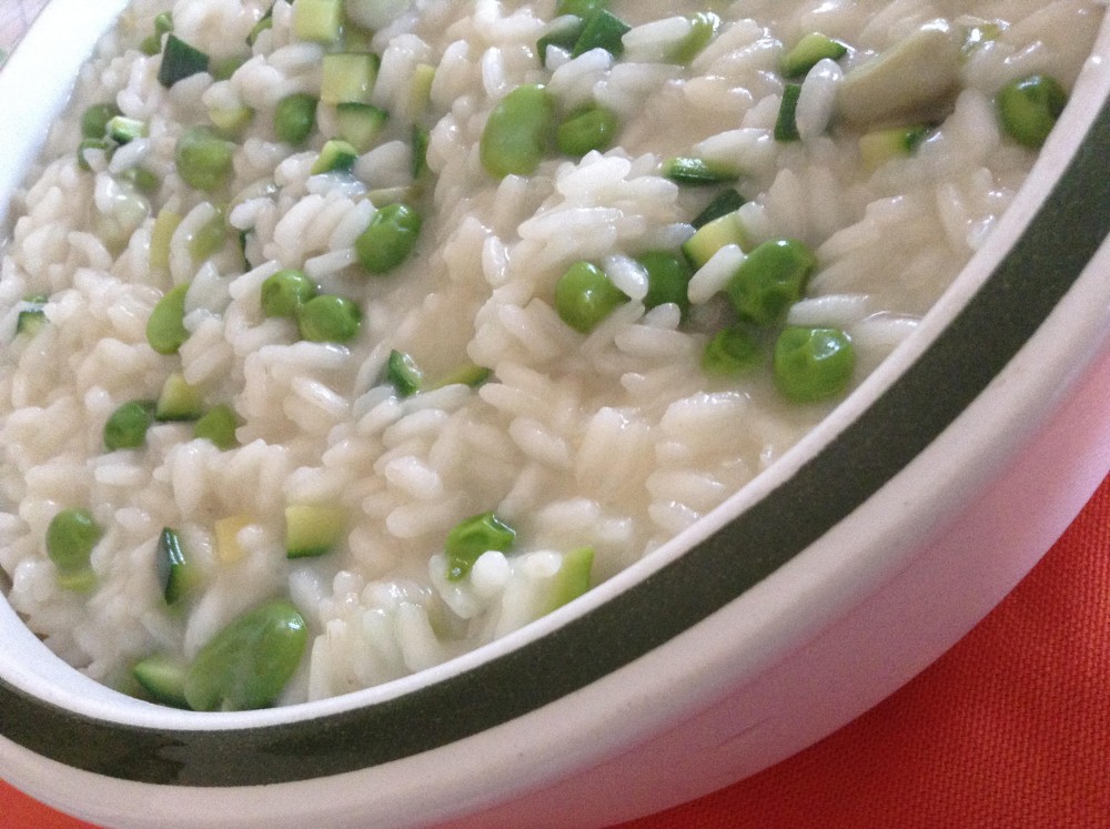 Dettaglio risotto pasquale