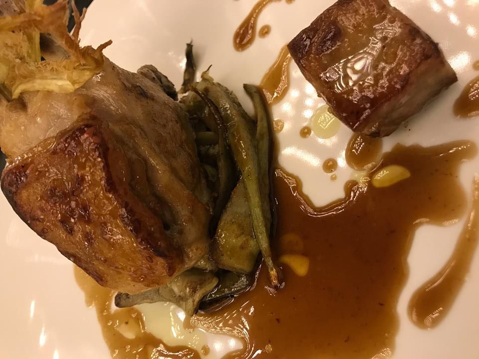 Casamatta del Vinilia Wine Resort - agnello e carciofi