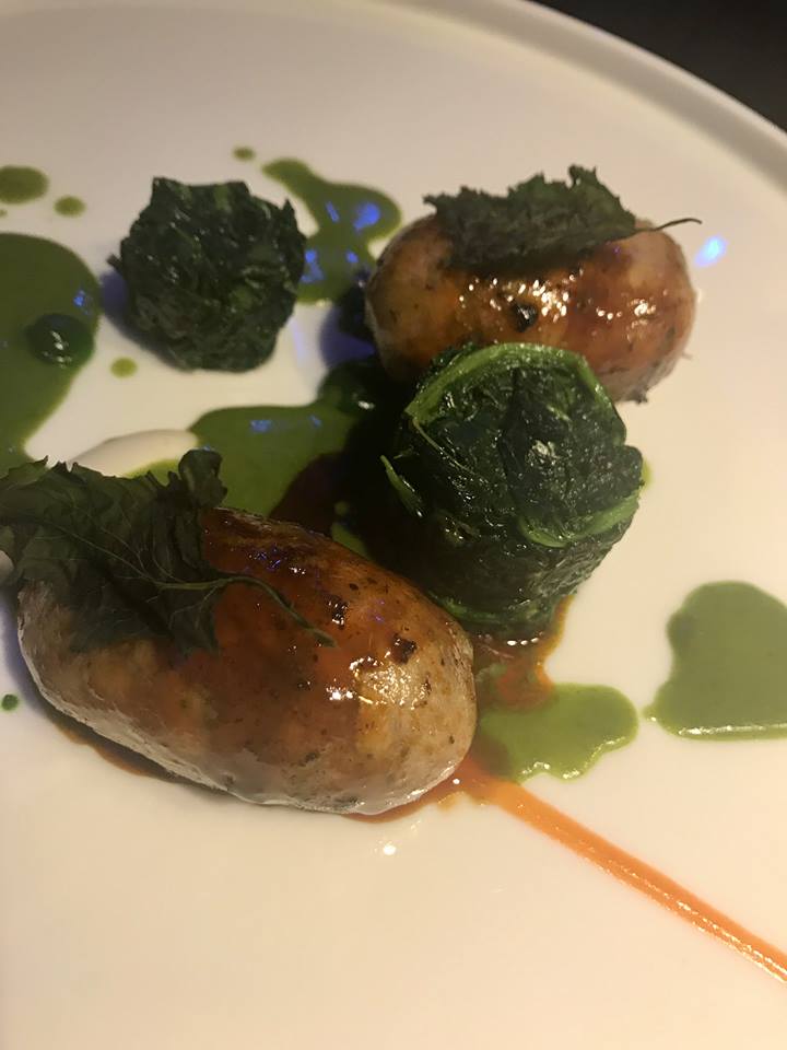 Il Comandante, Testicoli di manzo con centrifugato di friarielli e melassa di peperoncino