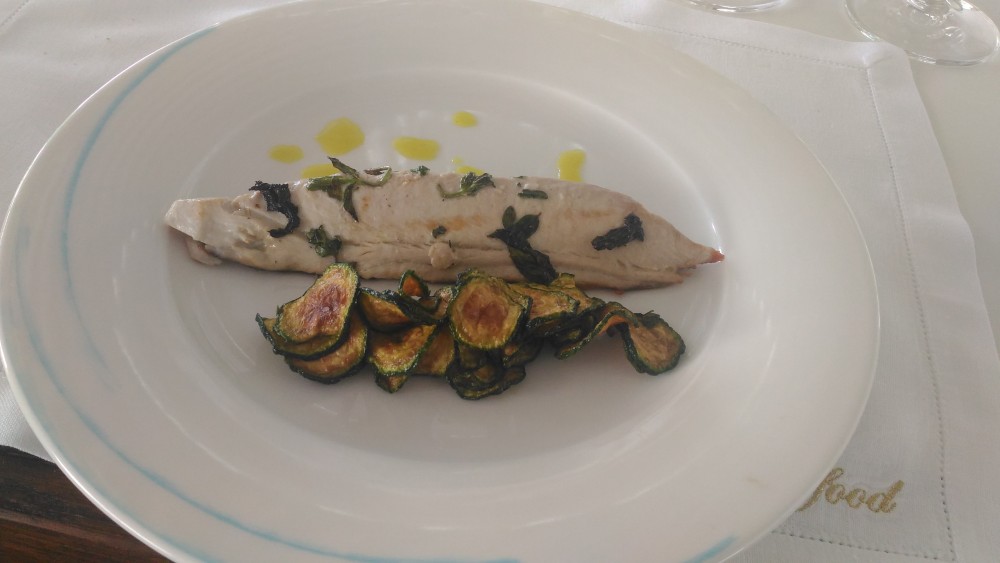 Beach Club 93 - Grigliata di pesce con zucchine alla scapece