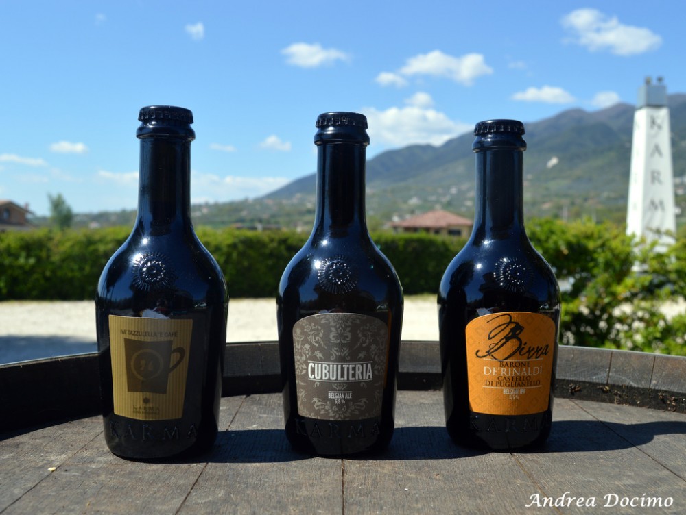 Birrificio Karma di Mario Cipriano ad Alife. La Tazzulella 'e Cafè, la Cubulteria e la De Rinaldi