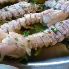 Canocchie bollite, dettaglio