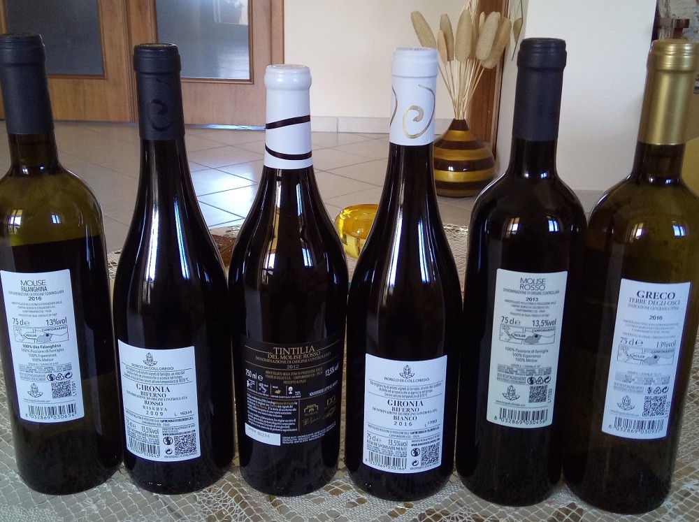 Controetichette vini Borgo di Colloredo