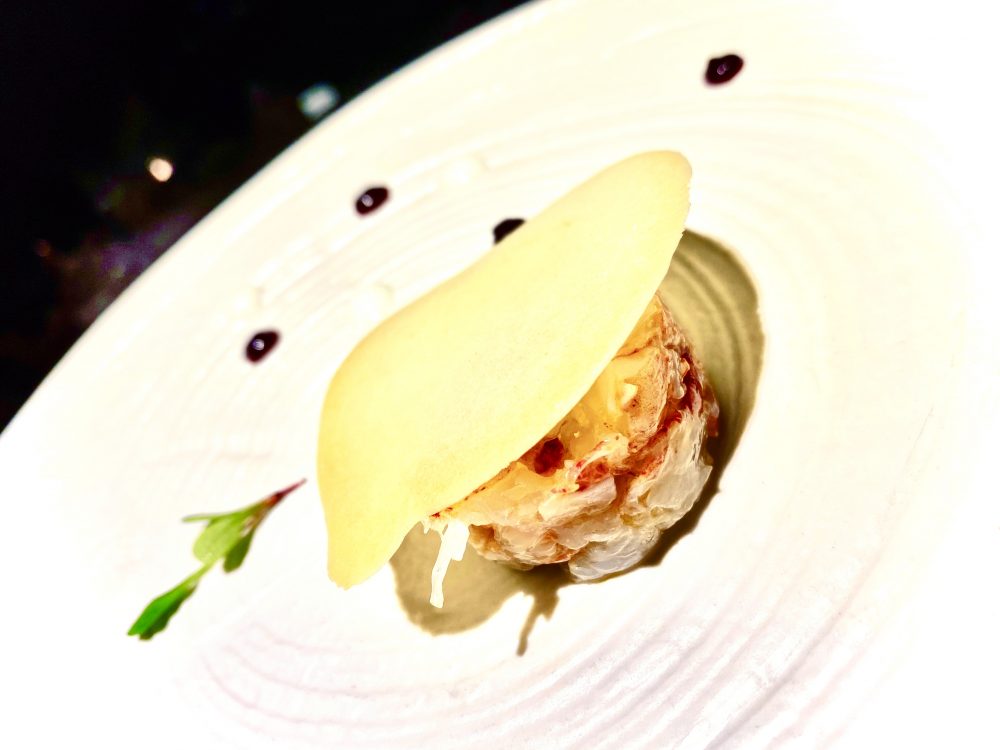 Tartare d’Astice e Chips di Mela Verde