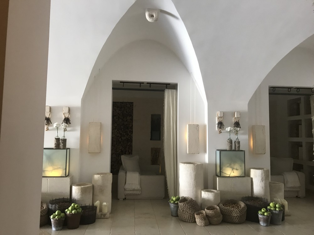 Borgo Egnazia, ristorante I due camini - l'ingresso