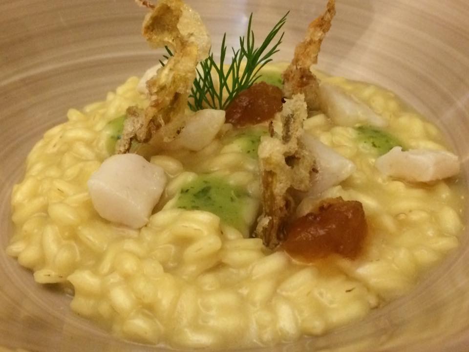 Il Buco, Il risotto con carciofi arrostiti