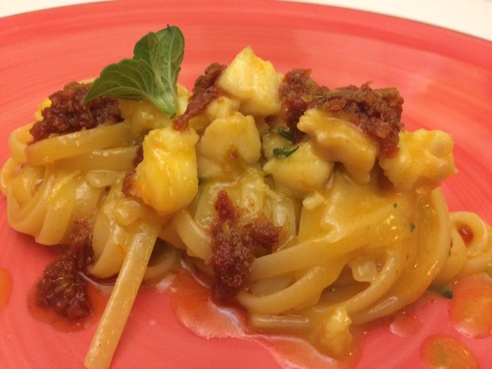 Il Buco, Linguine con scorfano al limone e pomodoro secco