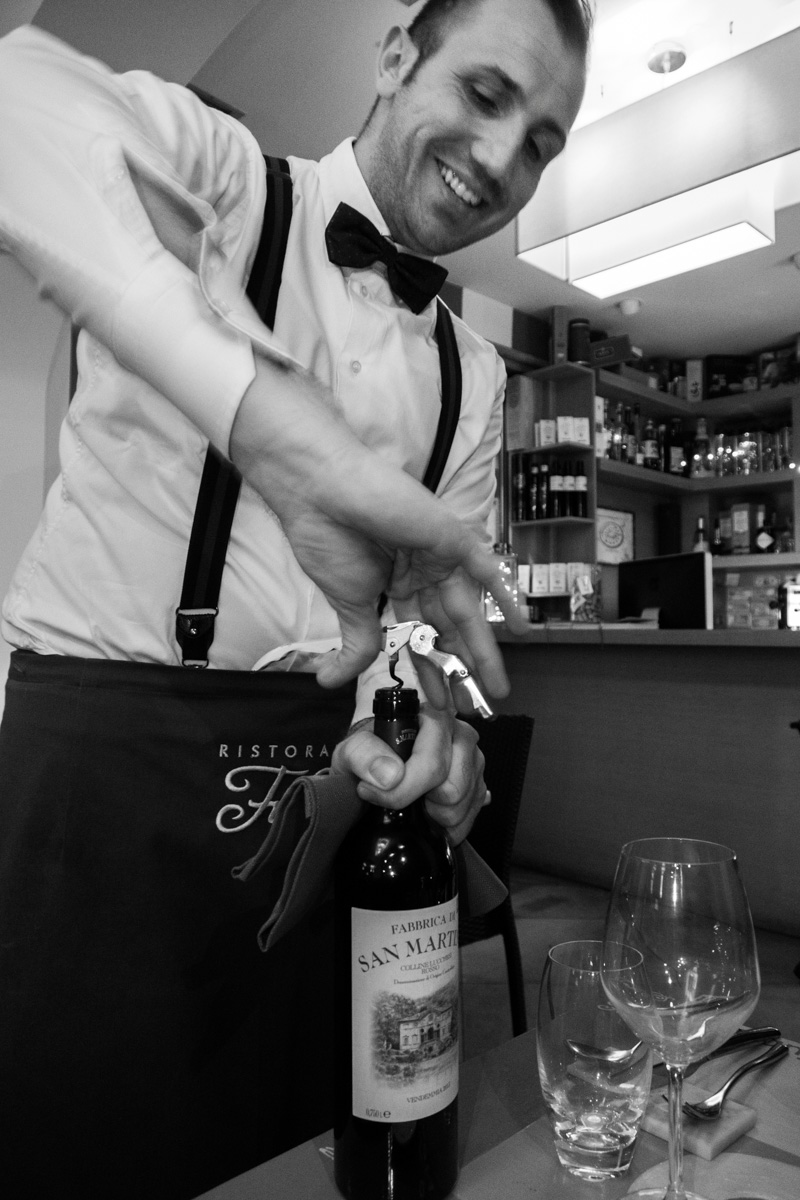 Il sommelier Fabio Frediani