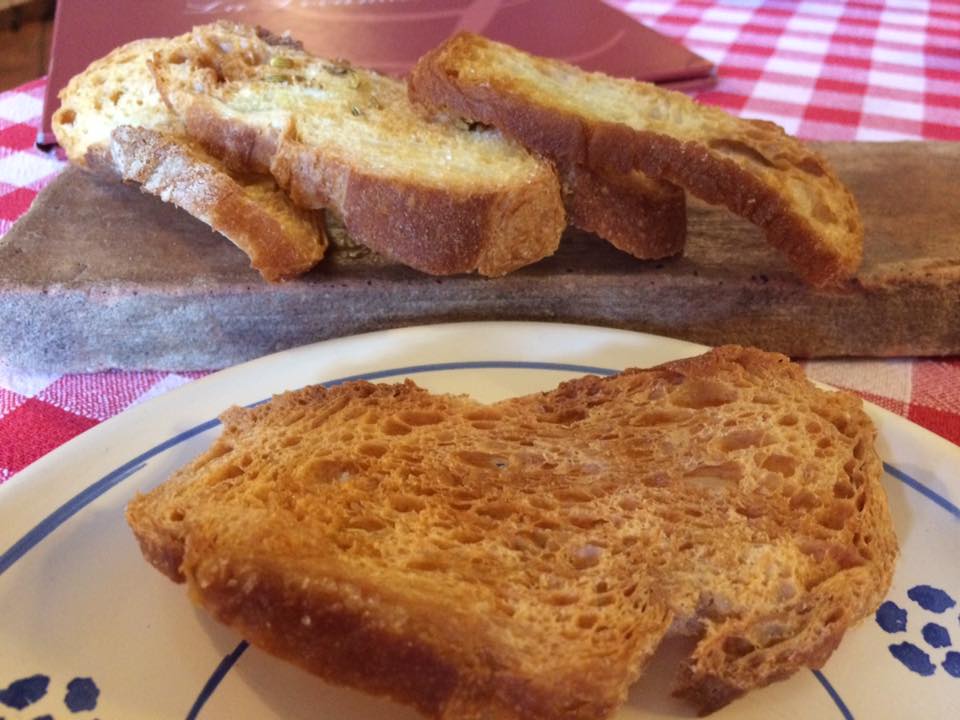 La Locandiera, chips di pane al finocchietto