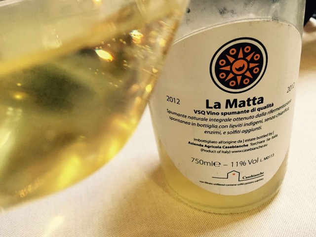 La Matta, spumante integrale Casebianche