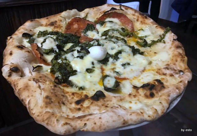 Lucignolo Napoli  pizza con  ventricina molisana