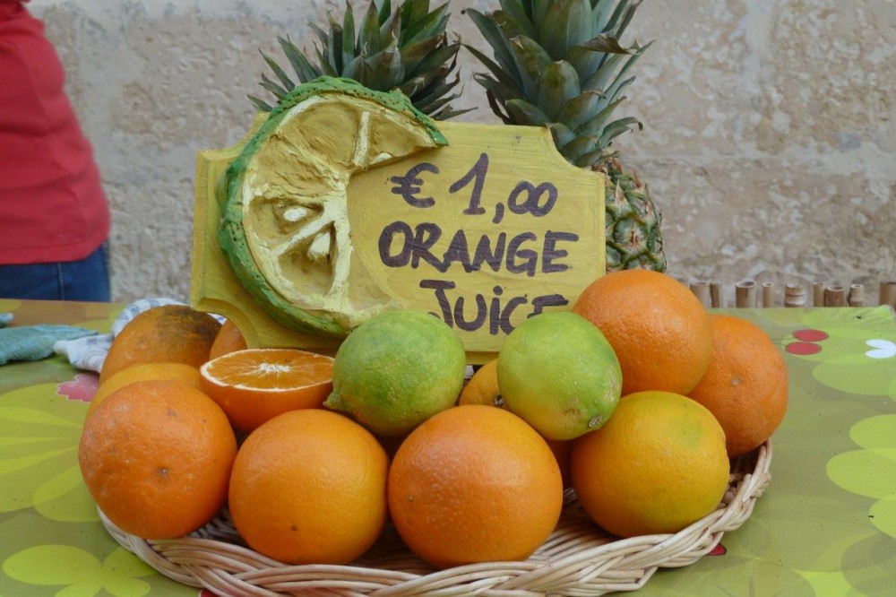 Sicilia, Noto, Spremuta d’arancia
