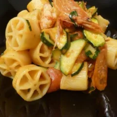 Officina dei Sapori, Biassono, Ruote gamberi, zucchine e pomodorini