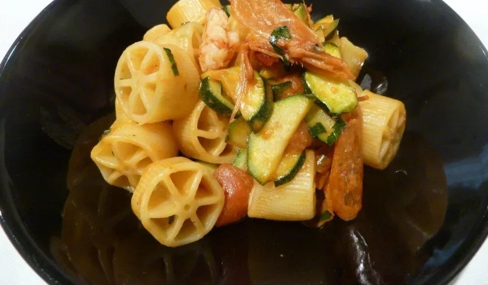 Officina dei Sapori, Biassono, Ruote gamberi, zucchine e pomodorini