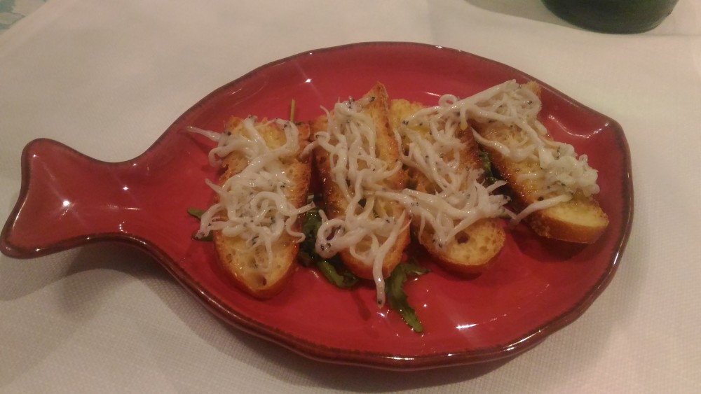 Ristorante Le Macine - Crostini di bianchetti