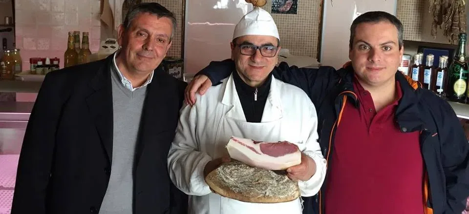 Salvatore Calabrese con l'avvocato Ciociano e Marco Contursi