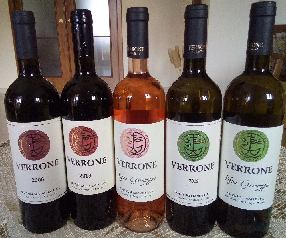 Viticoltori Verrone, Vini di nuove annate