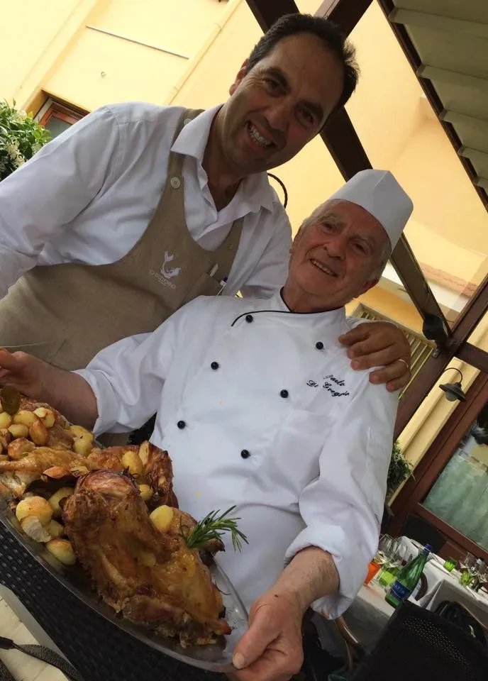 Stuzzichino, Mimmo col padre Paolo