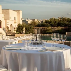 Borgo Egnazia mise en place esterna