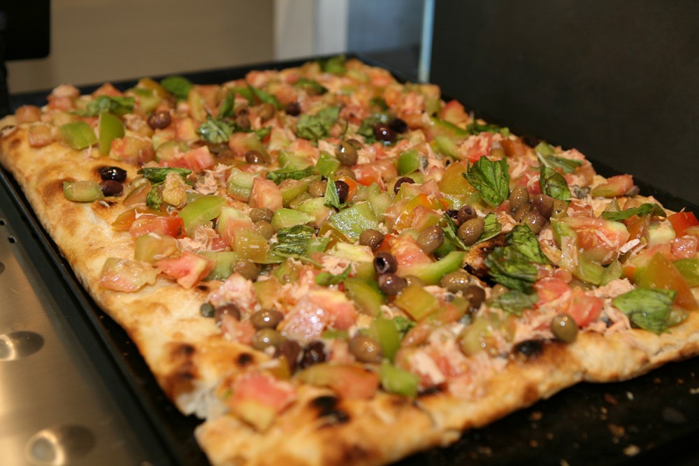 Pizza e panelle - Caponata