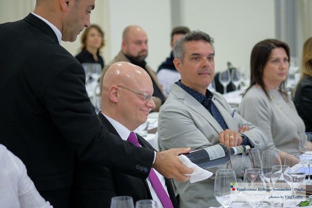 Degustazione az Romano dal Formo. Da sinistra Silvano alicino e Andrea De Palma