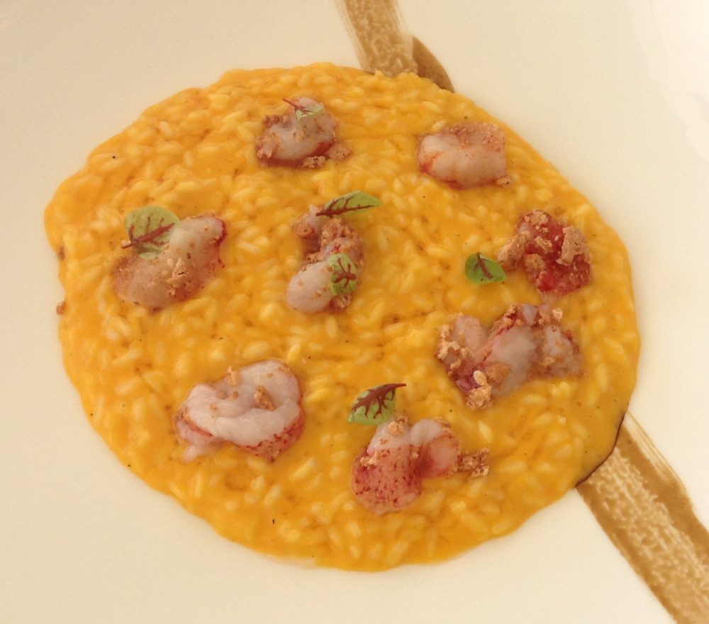 Florian Maison, Risotto zucca astice e amaretti