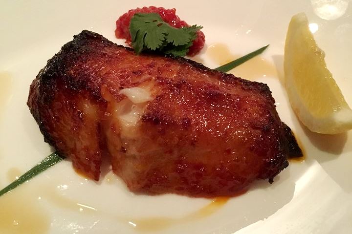 Dinings -Miso Glazed Black Cod e Chili Jam