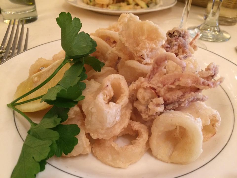 Il Riccio, frittura di calamari