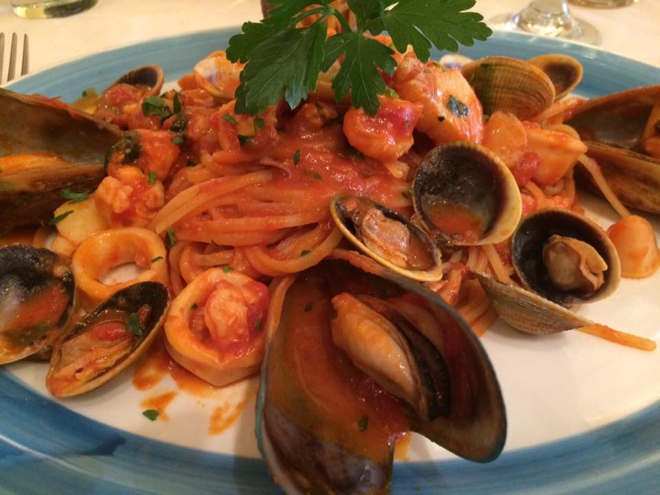 Il Riccio, linguine ai frutti di mare