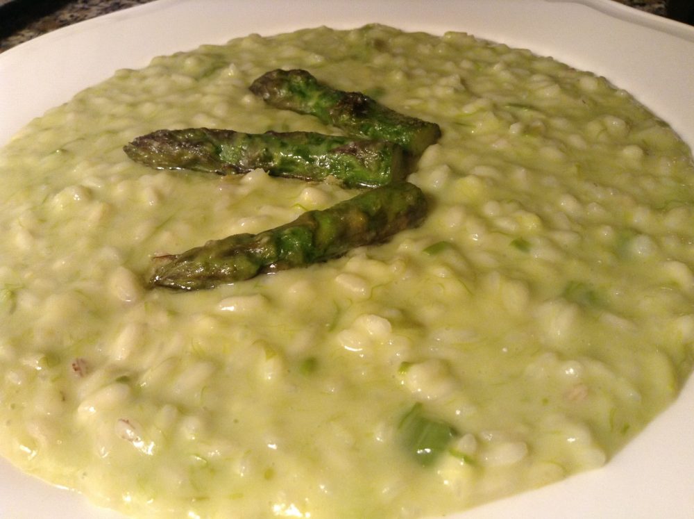 La Rava e la Fava, Biassono, risotto con asparagi