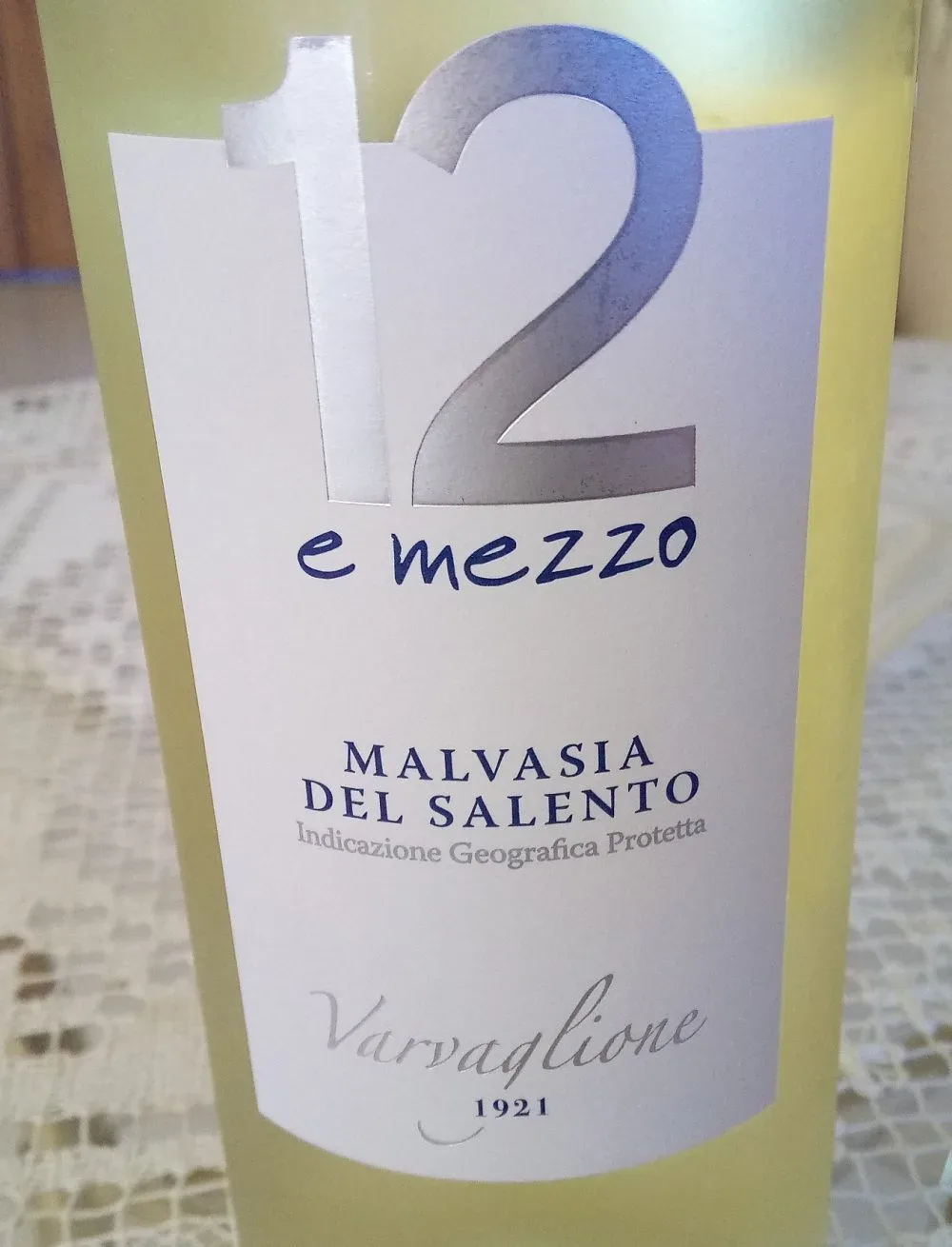 Malvasia del Salento 12 e Mezzo Igp 2016 Varvaglione Primo posto a Radici del Sud 2017