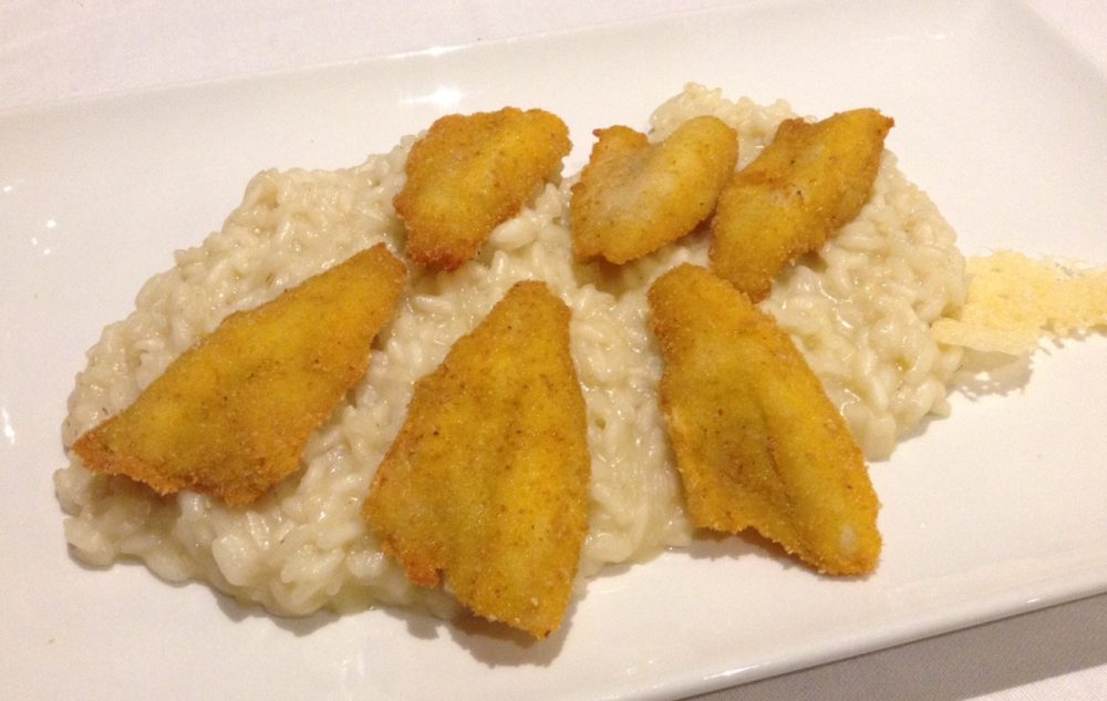 Marascia, Calolziocorte, risotto con persico