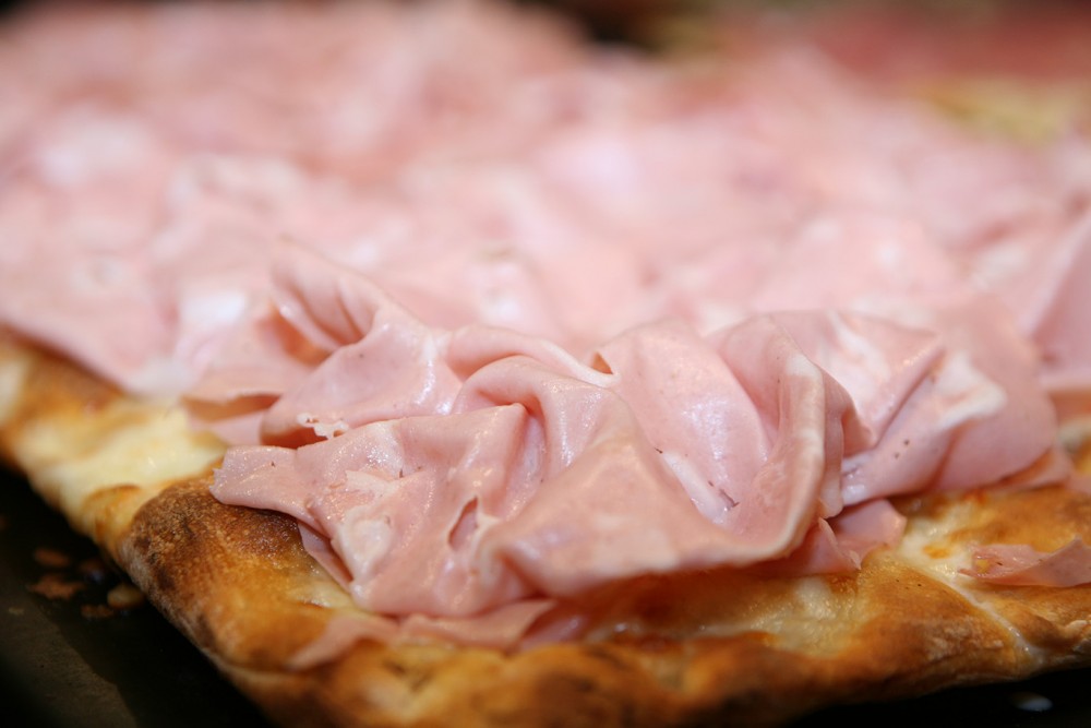 Pizza e panelle - Mortadella Pasquini