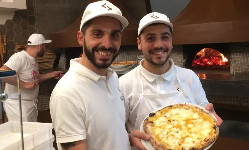 Pizzeria Madia, Francesco Miranda con la sua squadra