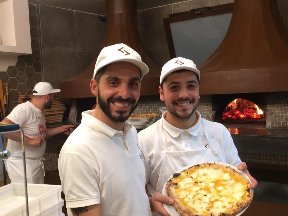 Pizzeria Madia, Francesco Miranda con la sua squadra