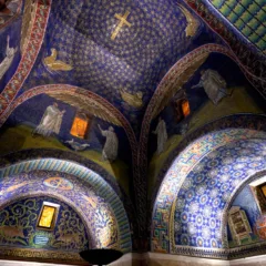 Ravenna, Mausoleo di Galla Placidia, cielo stellato