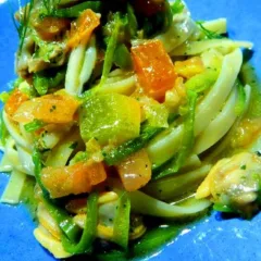 Triglia - Fettuccia Armando, peperoncini verdi e cozze