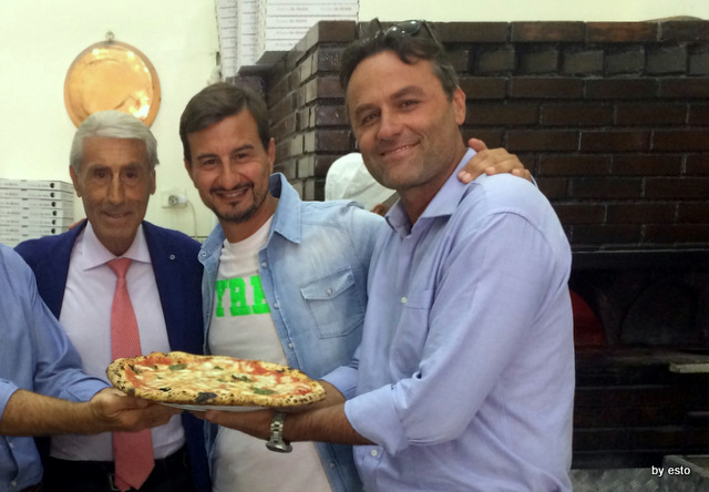 Alessandro Condurro nella Antica Pizzeria da Michele