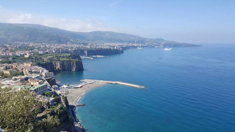 La Penisola Sorrentina vista dalla strada panoramica